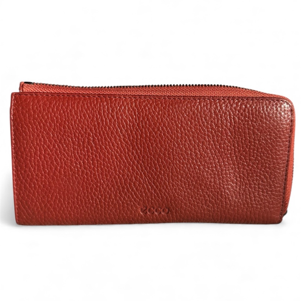 Ecco Red Leather Women's Wallet